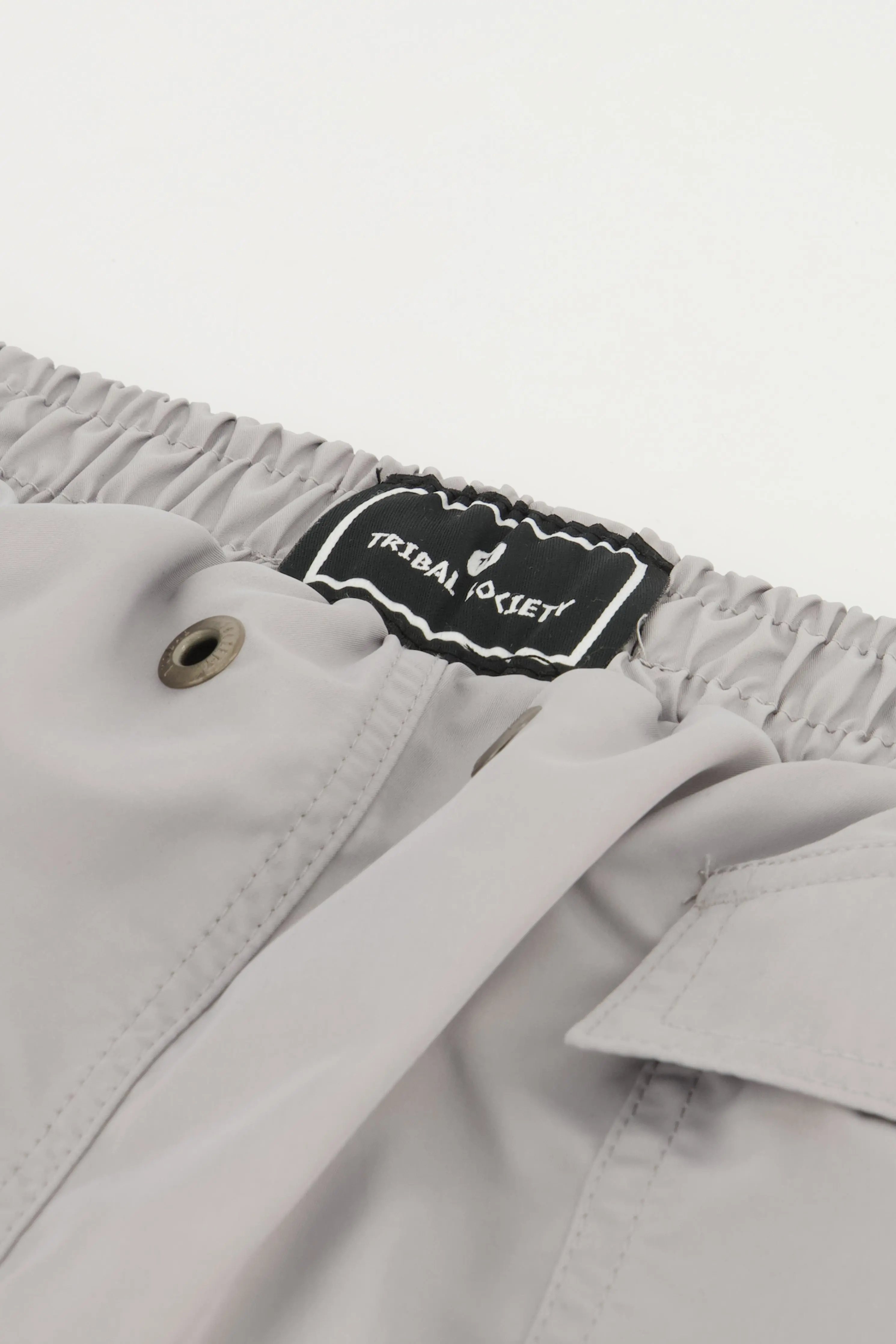 Kid's Tribal Society Swim Shorts - Grey - Image 3