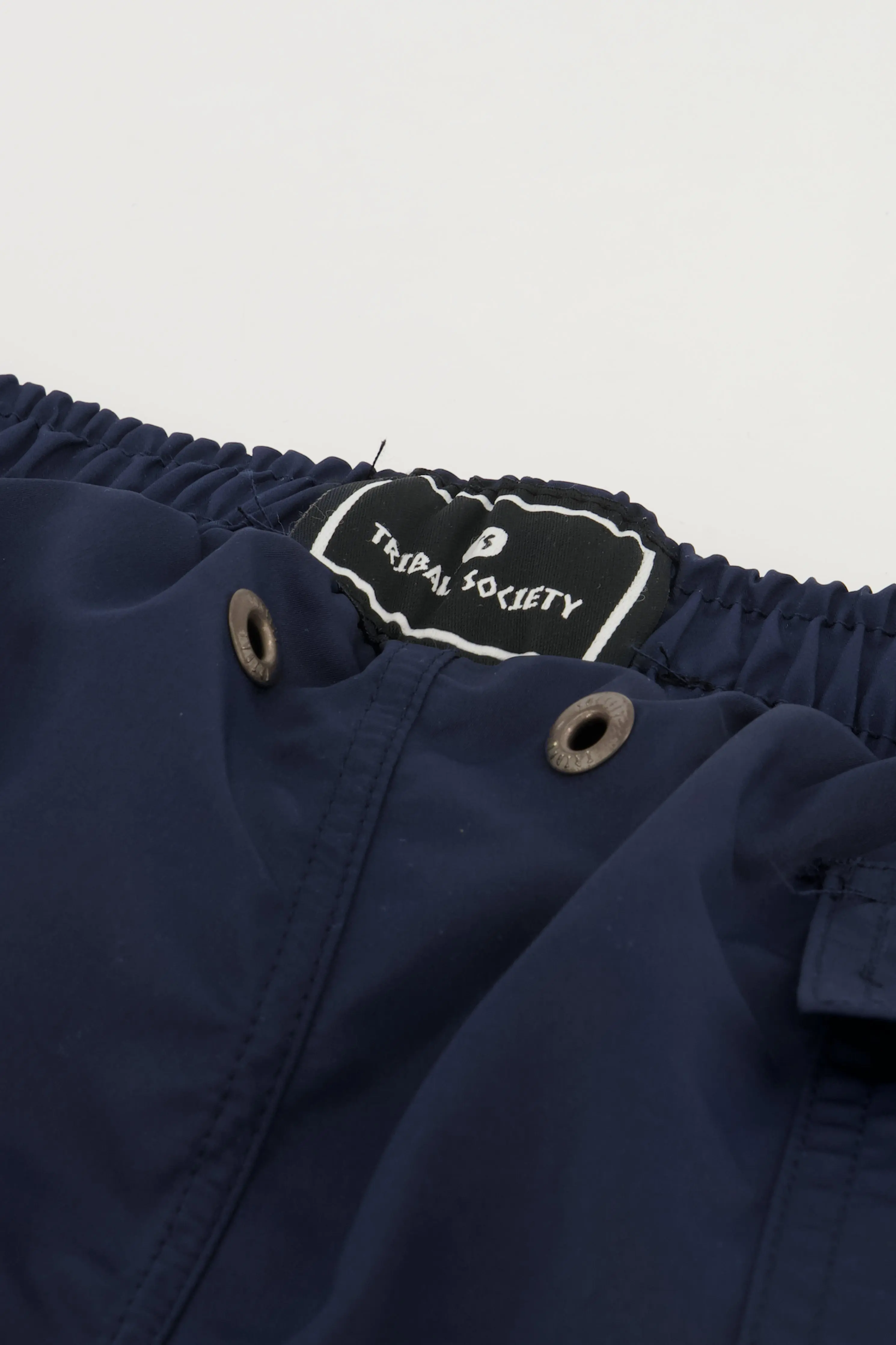 Kid's Tribal Society Swim Shorts Navy - Image 3