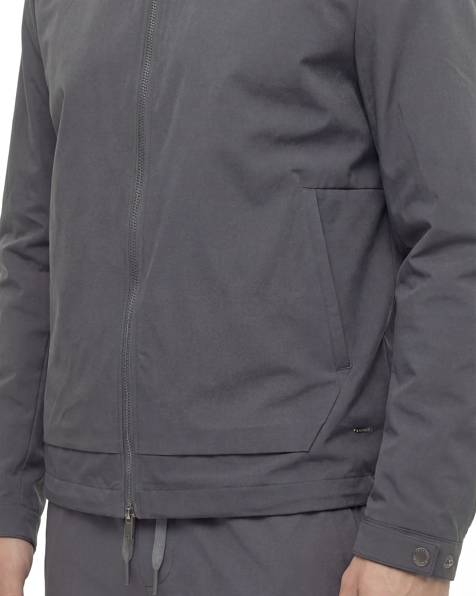Luxe Panel Jacket - Dark Grey - Image 4