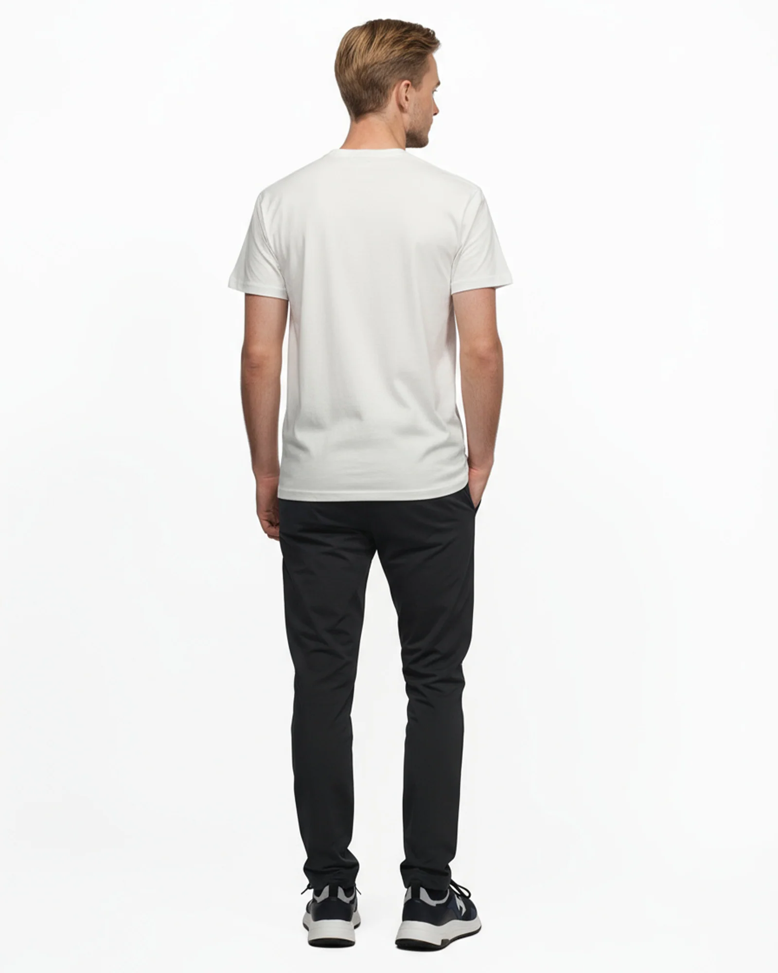 LCTB: Luxury Cotton Logo T Shirt - White - Image 5