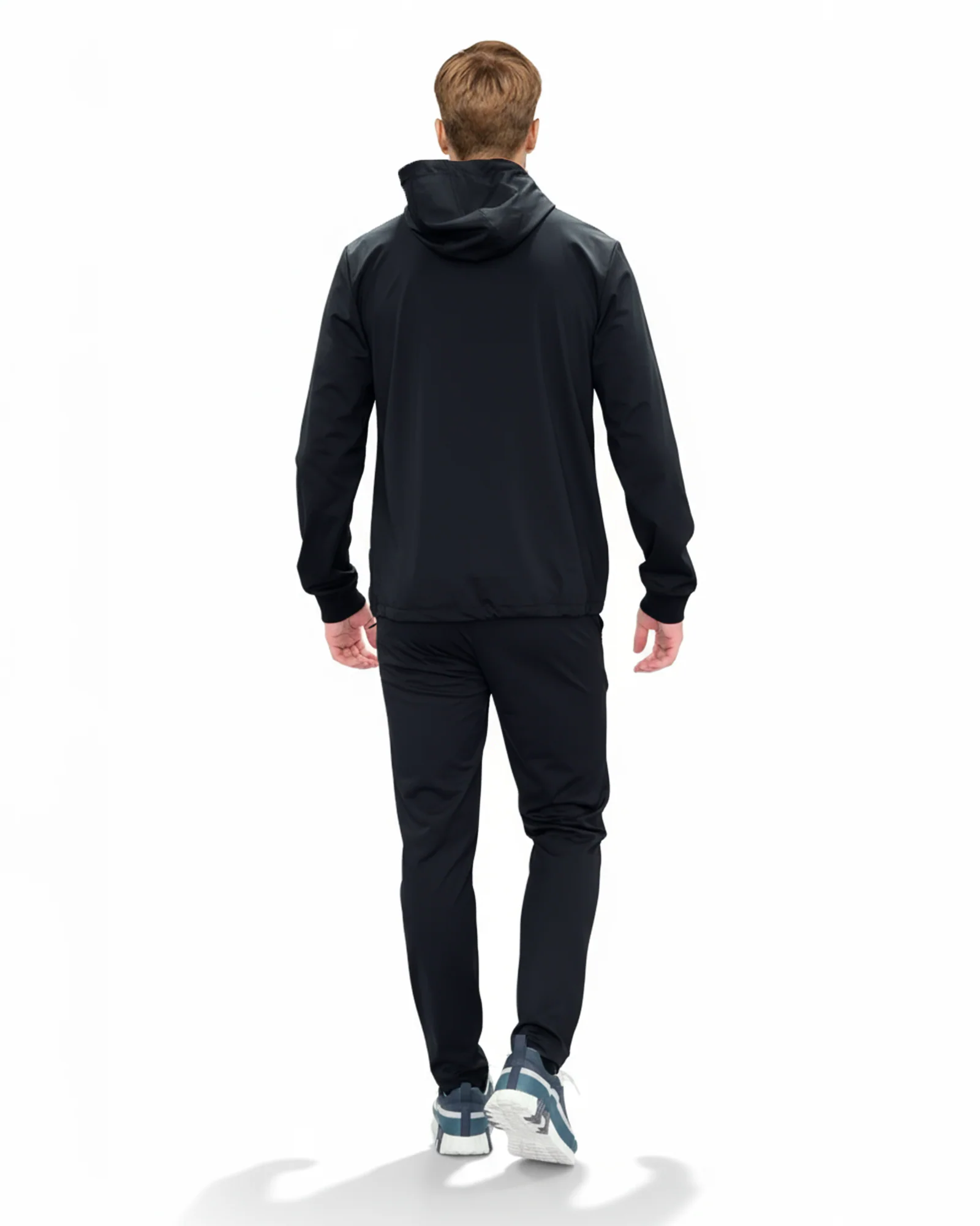 Luxe Hidden Zip Jacket - Black - Image 3