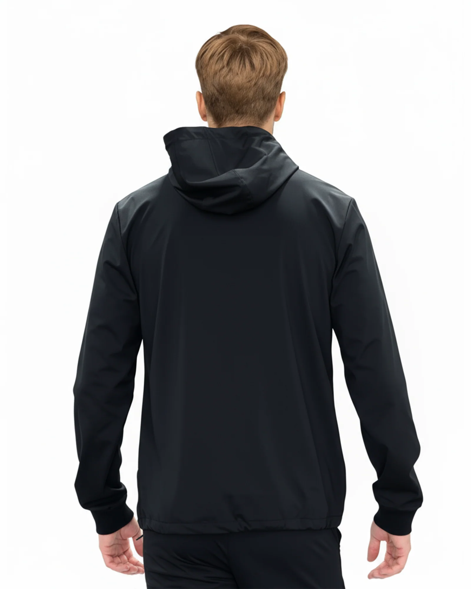 Luxe Hidden Zip Jacket - Black - Image 4